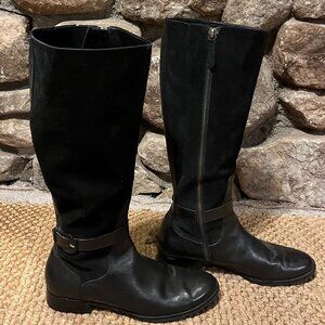 Cole Haan women's leather riding boots size 9